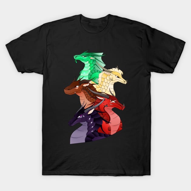 Dragonets of the False Prophecy T-Shirt by giratina13